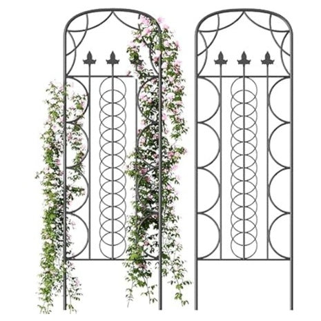 71" Idzo Decorative Durable Powder Coating Metal Trellis