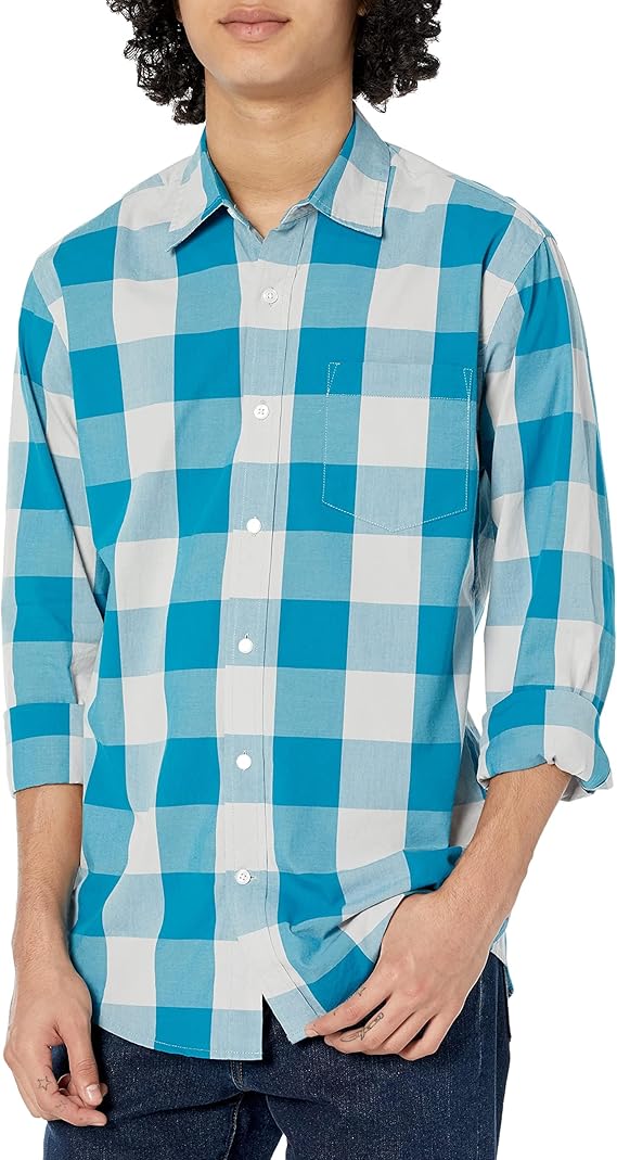 Amazon Essentials Men's Regular-Fit Poplin Shirt