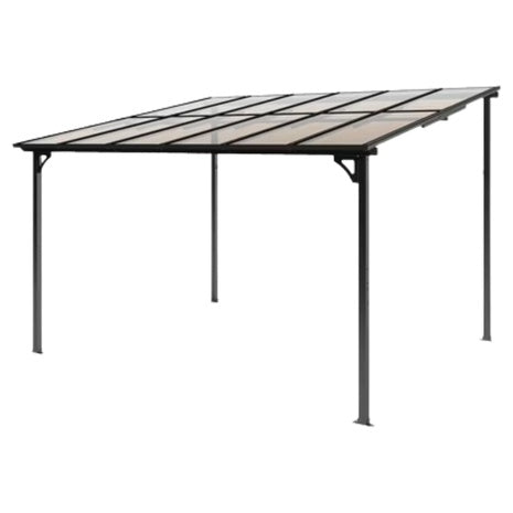 Alaulm 10ft X 12ft Galvanized Steel Outdoor Pergola