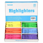 96 Assorted Fluorescent Chisel Tip Highlighters