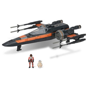 Star Wars Micro Galaxy Squadron Poe Dameron T-70 X-Wing Set