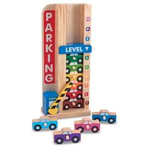Melissa & Doug Stack & Count Parking Garage