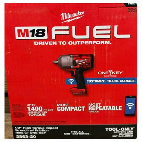 Milwaukee M18 Fuel 1/2" 18V Brushless Impact Wrench