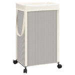 90L (23.7 Gal) Large Tall Rolling Laundry Basket
