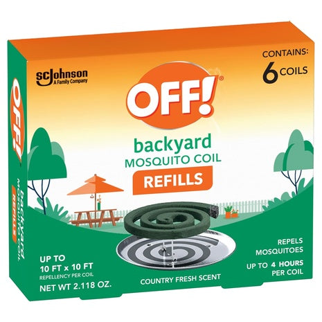 6 OFF! Mosquito Repellent Coil Refills