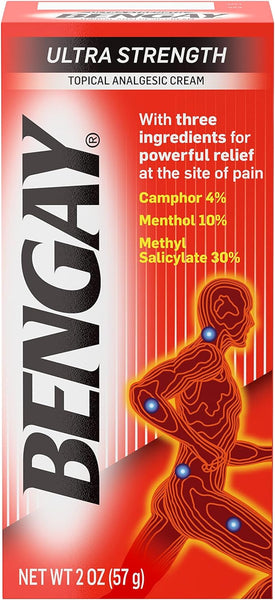 Bengay Ultra Strength Topical Pain Relief Cream (2 Oz)