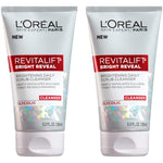 2-Pack 5.0 oz L'Oreal Paris Revitalift Bright Reveal Anti-Aging Facial Cleanser
