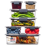 14-Piece Rubbermaid Brilliance Food Storage Containers