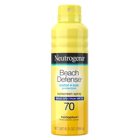 Neutrogena Beach Defense Spray Sunscreen With Broad Spectrum, 6.5 oz