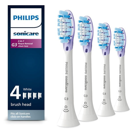 4-Count Philips Sonicare Genuine Replacement Toothbrush