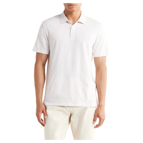 Vince Men's Short Sleeve Slub Polo