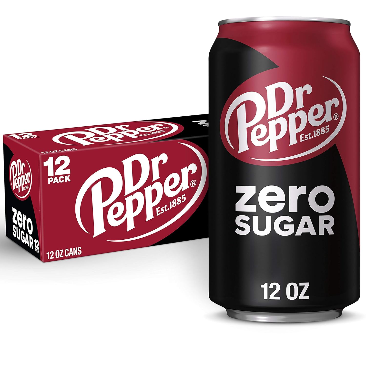 12 Cans Dr. Pepper, Sunkist, 7UP or Canada Dry