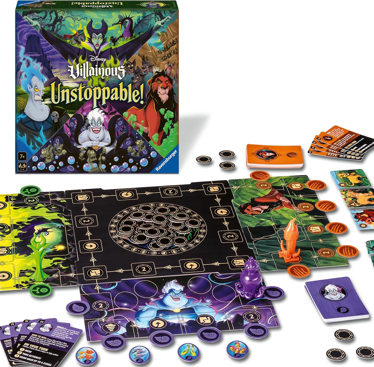 Ravensburger Disney Villainous Unstoppable! Family Board Game