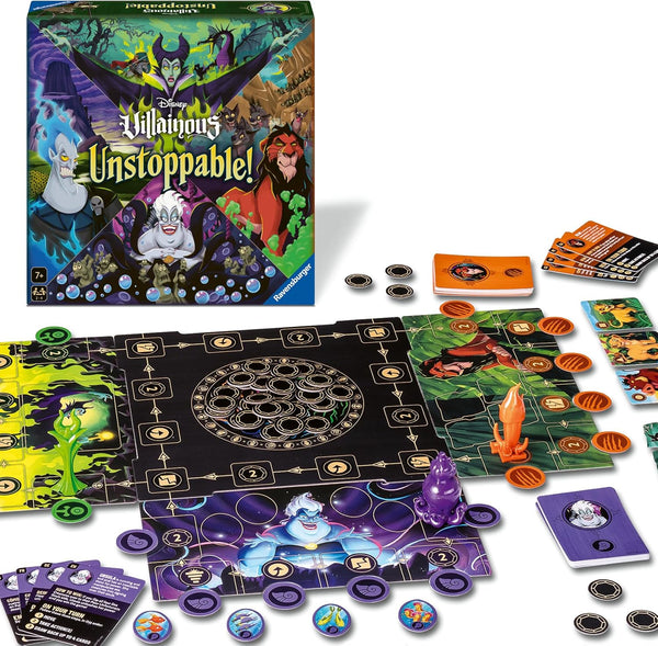 Ravensburger Disney Villainous Unstoppable! Family Board Game