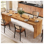 78" 8-Person Wood Dining Table