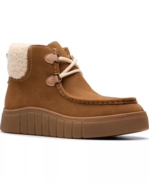 Clarks Women's Mykah Izzy Cozy Lace-Up Booties