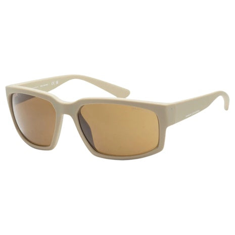 Armani Exchange Men's Beige Rectangular Sunglasses