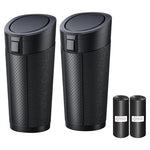 2 Car Trash Cans with Lids