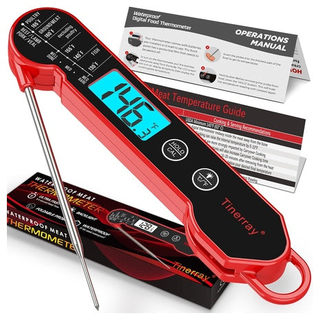 Instant Read Food Thermometer with Backlight