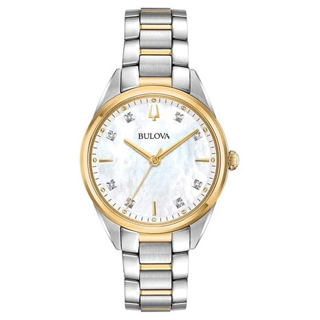 Bulova Women's Sutton Two-Tone Mother-of-Pearl Watch