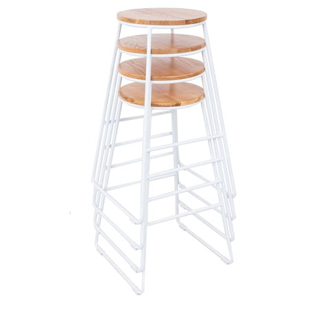4 Mainstays Backless Stools