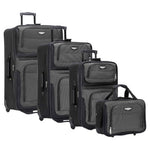 4-Piece Travel Select Amsterdam Expandable Rolling Upright Luggage Set