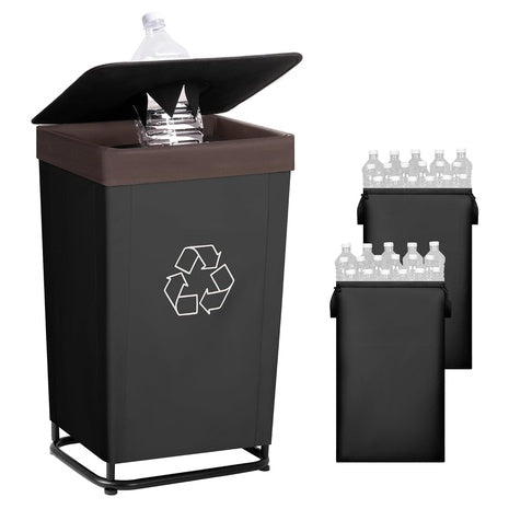 StorageWorks 29-Gallon Recycling Bin with Lid