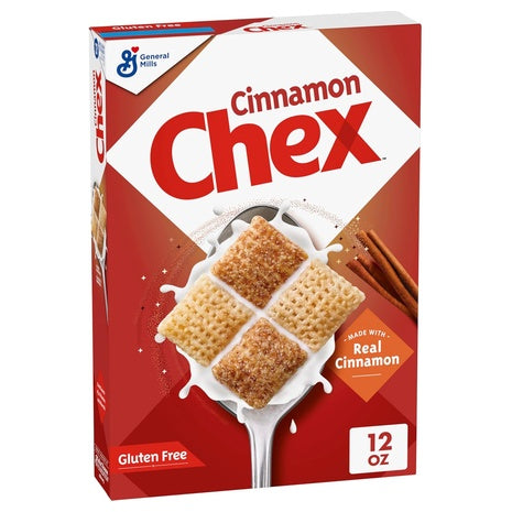 2 Boxes Cinnamon Chex Cereal