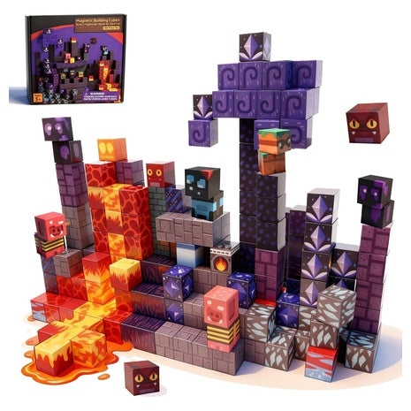 100 Magnetic Building Blocks