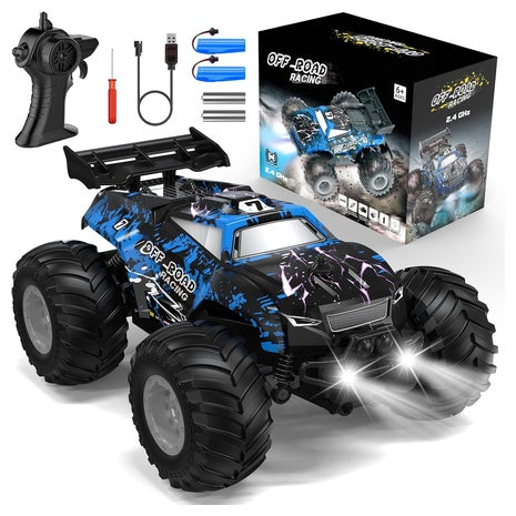 All-Terrain Remote Control Truck with LED Lights