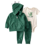3-Piece Baby Boy Carter's "Little Guy Big Roar" Jacket, Bodysuit & Pant Set