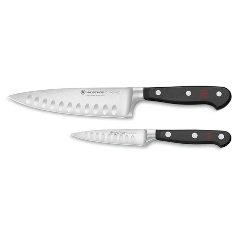 2-Piece Wusthof Classic Hollow Edge Chef's Knife Set