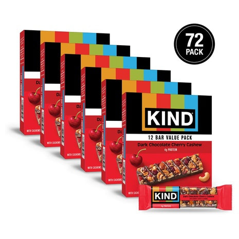72 KIND Dark Chocolate Cherry Cashew Bars