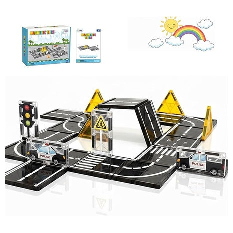 Magnetic Tiles Road Expansion Set