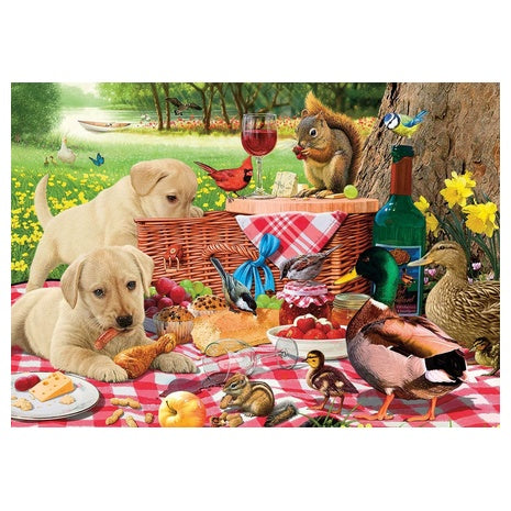 300 Piece Picnic Raiders Large Piece Puzzle