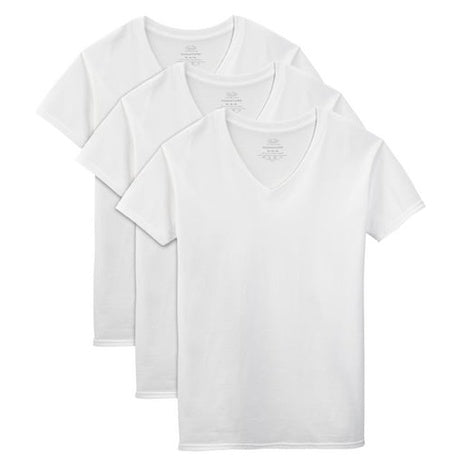 3-Pack Fruit of the Loom Men’s V-Neck Undershirts