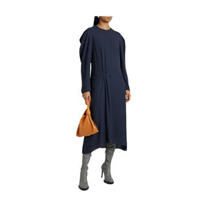 Tibi Gathered Crepe Dress