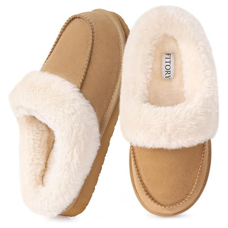 Faux Fur Lined Slippers
