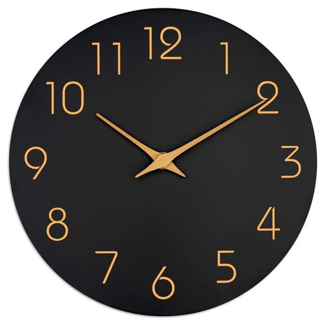 8" Silent Non-Ticking Wall Clock