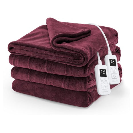 Sunbeam Royal Luxe Microplush Heated Queen Blanket