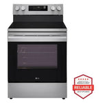 LG 30" Wide 6.3 Cu. Ft. Freestanding Electric Convection Smart Range