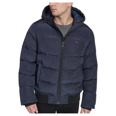 Tommy Hilfiger Men's Ribstop Hooded Snorkel Jacket