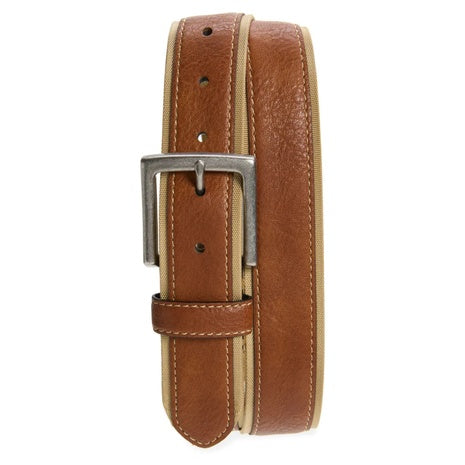Nordstrom Rack Women's Leather & Canvas Belt