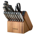 15-Piece Farberware Stainless Steel Knife Block Set