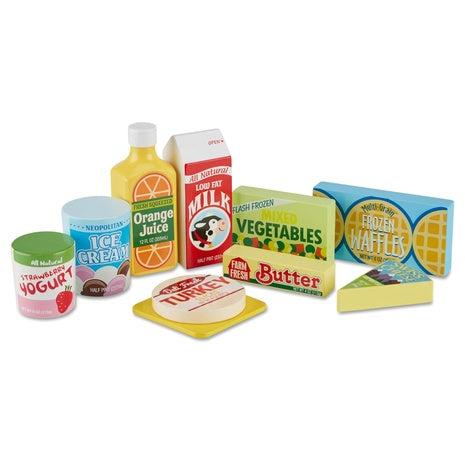 Melissa & Doug Fridge Food Wooden Play Food