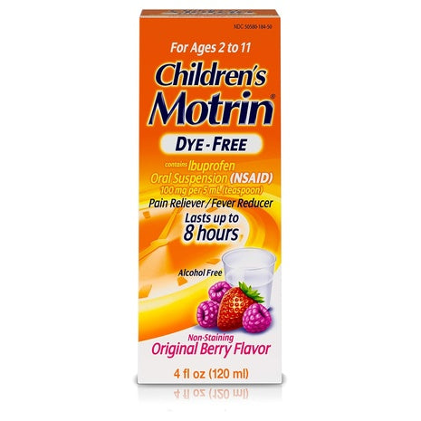 Children’s Motrin Ibuprofen Oral Suspension (4 oz)