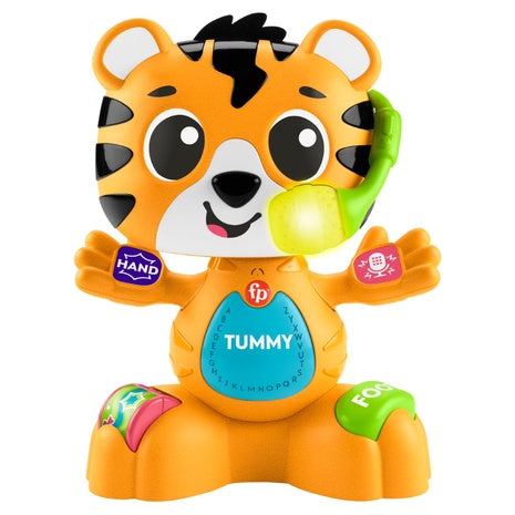 Fisher-Price Baby Learning Toy Link Squad Bop & Groove Tiger W/ Music & Lights