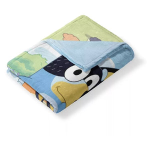 Bluey Family Garden Silk Touch Throw Blanket