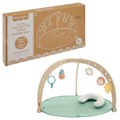 Fisher-Price Wood Lay & Play Deluxe Activity Gym