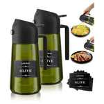 2 Oil Sprayer Bottles (16oz)